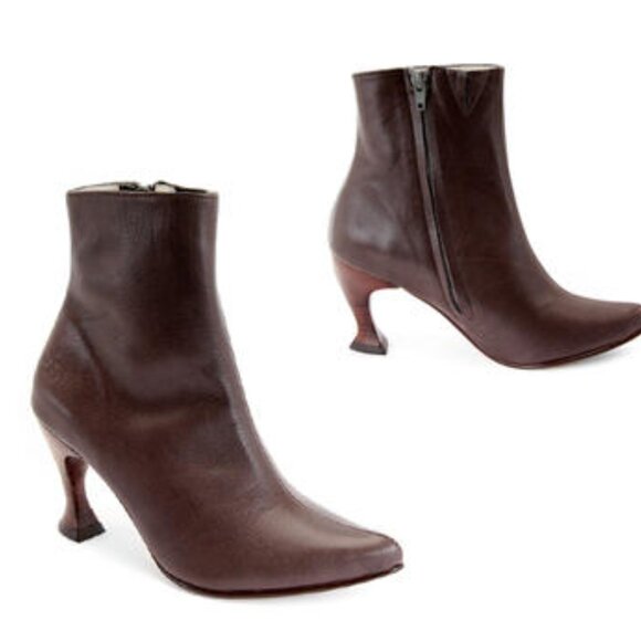 JOHN FLUEVOG 'Kopi Tiam' Boots in Mushroom Gray - Picture 2 of 6